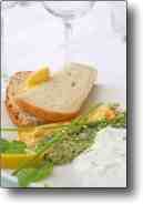 French food and wines pate salmon