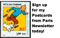Sign up for my Postcards from Paris newsletter today!