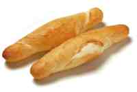 La baguette : demi baguette : batard : bread loaf