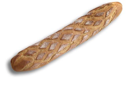 Typical French food - le pain de compagne long