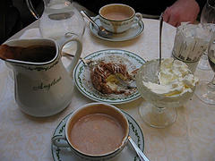 Chez Angelina - hot chocolate in Paris, France