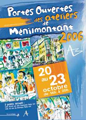 In Menilmontant, visit artist studios in Paris for a wonderful adventure