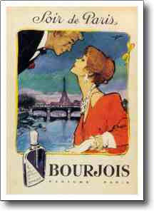 Evening in Paris perfume - created in 1929 by Bourjois
