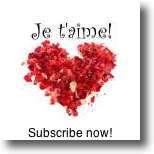Learn French love phrases today - subscribe to our Love Letter news!