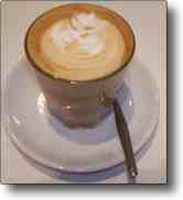 Paris Coffee : Coffee in Paris : cafe latte - using a French coffee press
