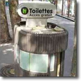 Public toilets in Paris France are very clean and hygienic