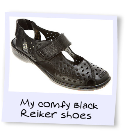 Buy comfy black Reiker shoes in Paris