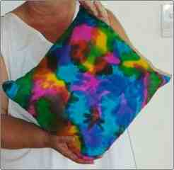 Silk Painting France - paint on silk, cushion cover