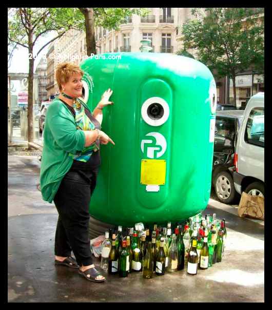 This is how to recycle wine in Paris